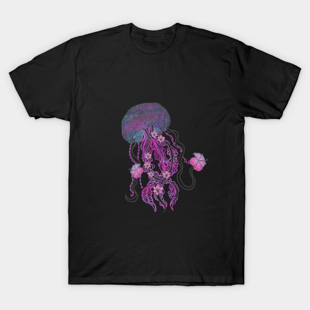 Jellyfish Glow T-Shirt by Astrablink7